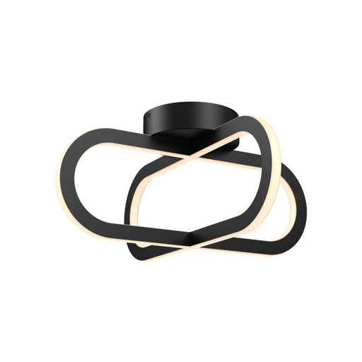 16 Inch Flushmount Double Vertical Ring | FDBCCBK