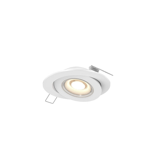 Multi Cct Flat Led Recessed Gimbal 120-277v | FGM4-CC-V-WH