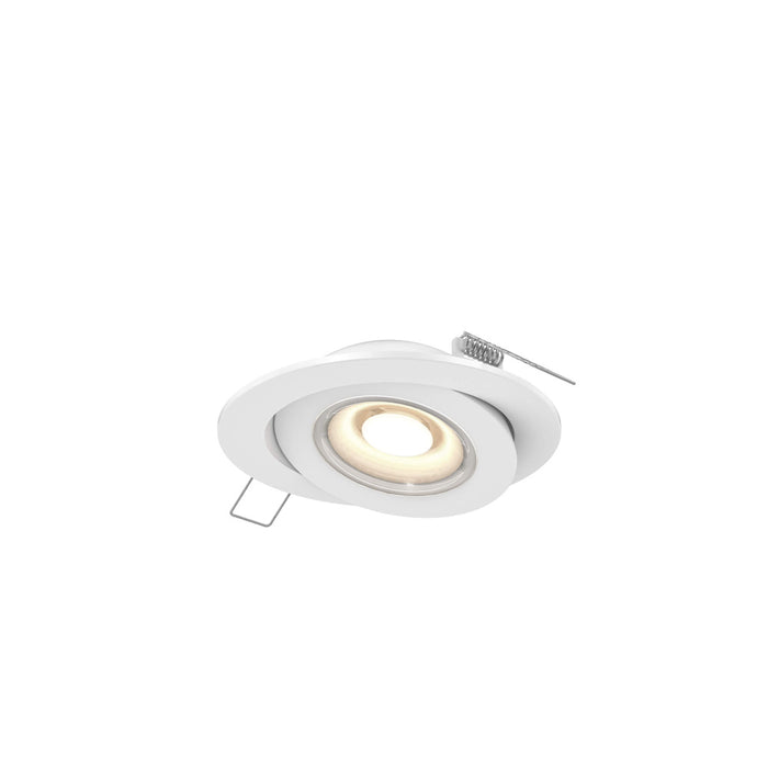 Multi Cct Flat Led Recessed Gimbal 120-277v | FGM4-CC-V-WH