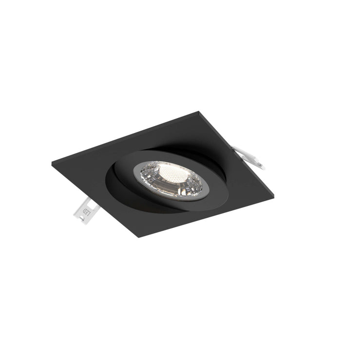 Multi Cct Flat Square Led Recessed Gimbal | FGM4SQ-CC-BK