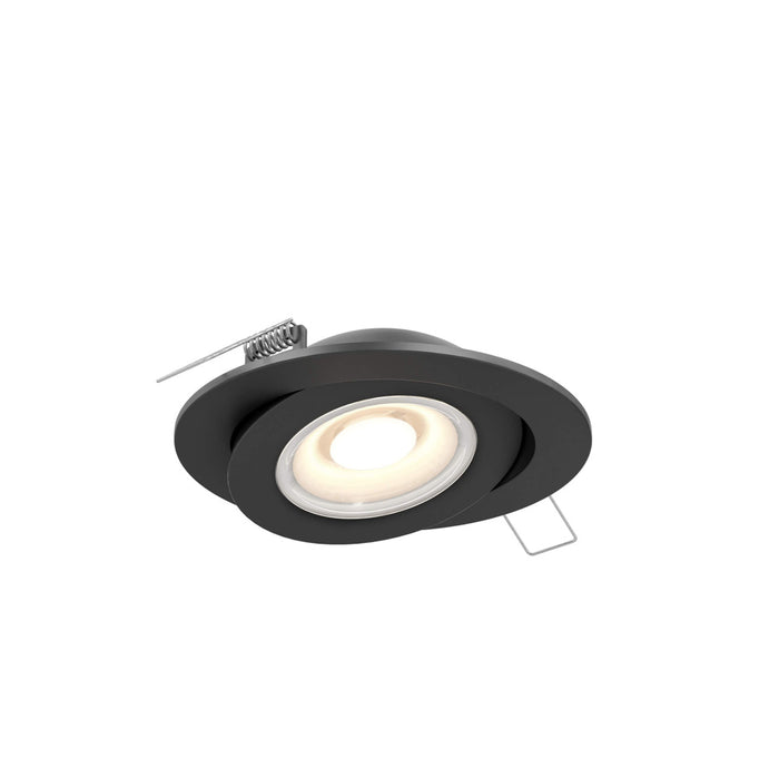 Multi Cct Flat Led Recessed Gimbal - Universal 120v-347v, 0-10v Dimming | FGM6-CC-V-BK