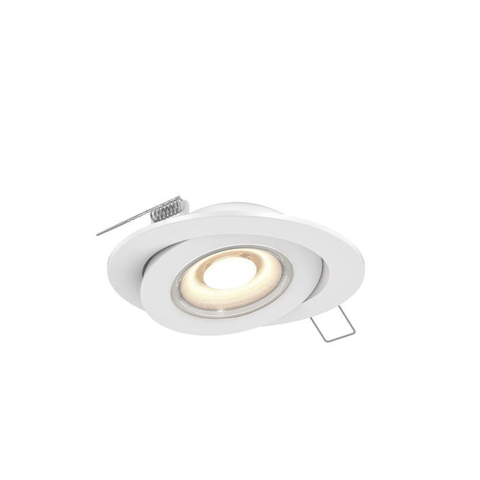 4 Inch Flat Recessed Led Gimbal Light | FGM6CCWH
