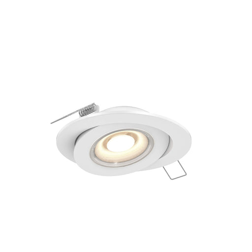 Multi Cct Flat Led Recessed Gimbal - Universal 120v-347v, 0-10v Dimming | FGM6-CC-V-WH