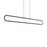 Horizontal Oblong Pendant 5cct | FPD60CCBK