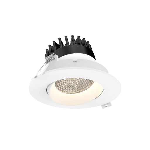 4" Gimbal Recessed 5cct Universal 120v347v, 010v Dimming | GBR04CCVWH