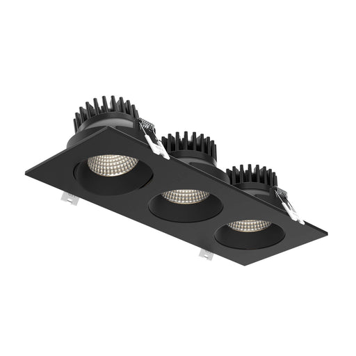 Triple Gbr35 Gimbal Downlight | GBR35-CC-TRIO-BK