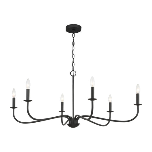 Abells Six Light Chandelier | GLC1196MBK