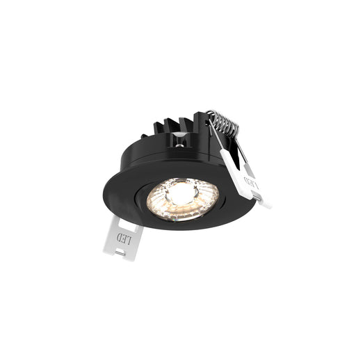 2'' Led Round Gimbal, 5cct - Universal 120v-347v, 0-10v Dimming | GMB2-CC-V-BK