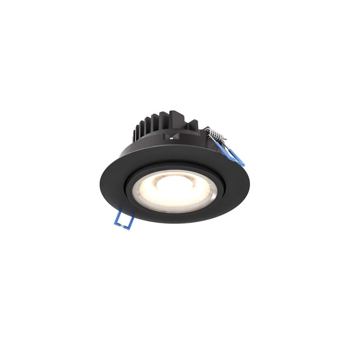 4 Inch Round Recessed Led Gimbal Light In 5cct | GMB4-CC-BK