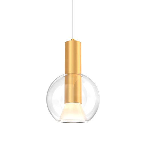 9in Blown Glass Pendant, Zero Gravity Canopy, 5cct | IRPD-CC-GD
