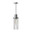 Kent 5-in Chrome/clear Ribbed Glass 1 Light Pendant | PD435605CHCR