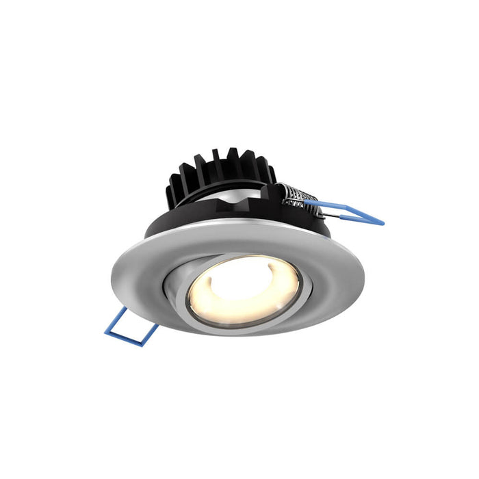 3 Inch Round Recessed Led Gimbal Light In 5cct | LEDDOWNG3-CC-SN