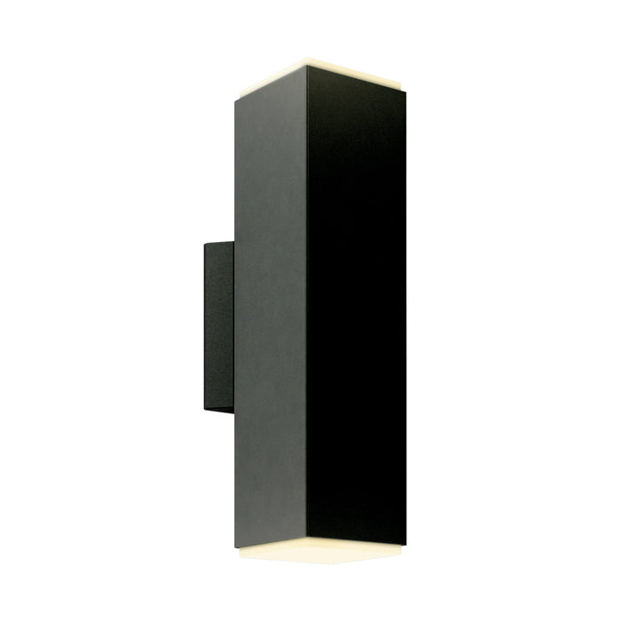 4 Inch Square Adjustable Led Cylinder Sconce | LEDWALL-B-BK