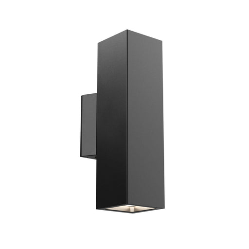 4in Square Wall Sconce, 120v, Triac - Black | LEDWALL-B-CC-BK