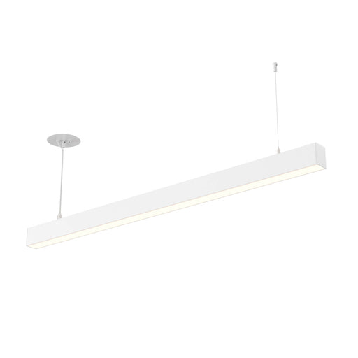Pendant Linear 48in 5cct 0-10v Dimming (120-277-347v) | LNPDSC48-CC-V-WH
