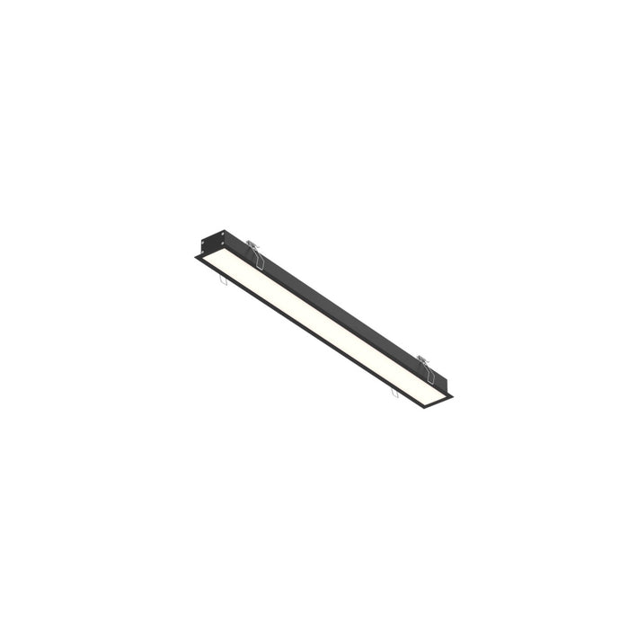Recessed Linear 24'' 120-277-347v Cct - Universal 120v-347v, 0-10v Dimming | LNR24-CC-V-BK