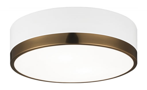 Matteo Trydor White & Aged Gold Brass Ceiling Mount