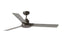 Generation Lighting Jovie 58" Indoor/Outdoor Aged Pewter Ceiling Fan with Handheld / Wall Mountable Remote Control a