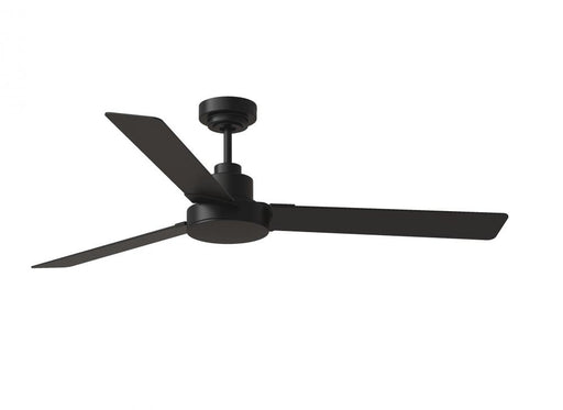 Generation Lighting Jovie 58" Indoor/Outdoor Midnight Black Ceiling Fan with Handheld / Wall Mountable Remote Contro