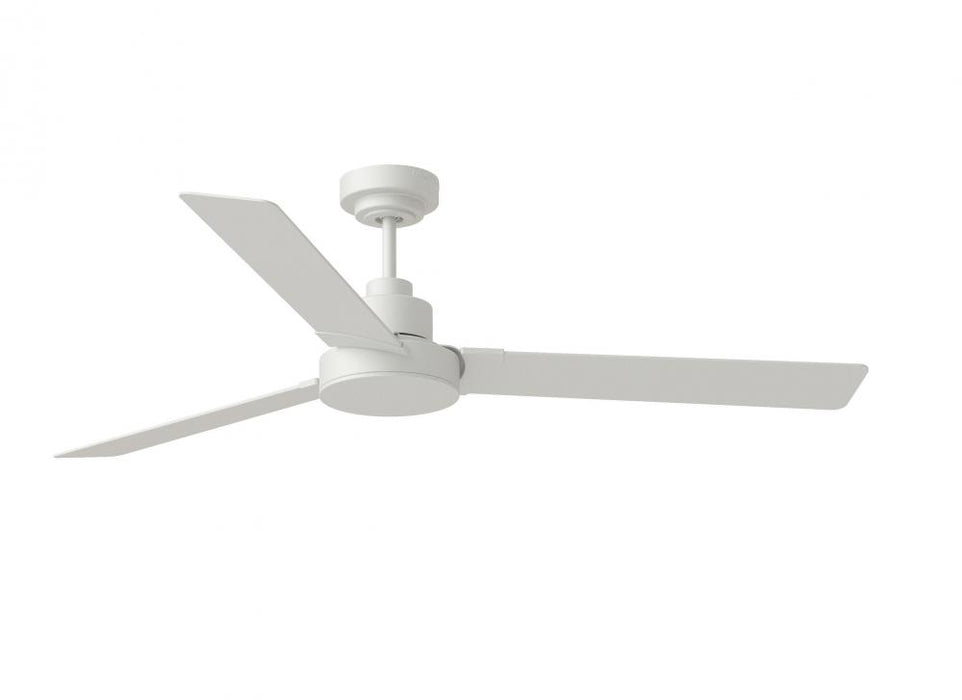 Generation Lighting Jovie 58" Indoor/Outdoor Matte White Ceiling Fan with Handheld / Wall Mountable Remote Control a
