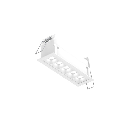 Recessed Linear With 5 Mini Spot Lights Cct | MSL5-CC-AWH