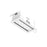 Recessed 5cct Linear With 5 Mini Swivel Spot Lights | MSL5GCCAWH