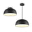 20in 2-1 Pendant And Flush Mount, 6 Stems | NAPF20-CC-BK