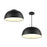 30in Fixture - 2in1 Pendant And Flush Mount | NAPF30-CC-UNV-BK