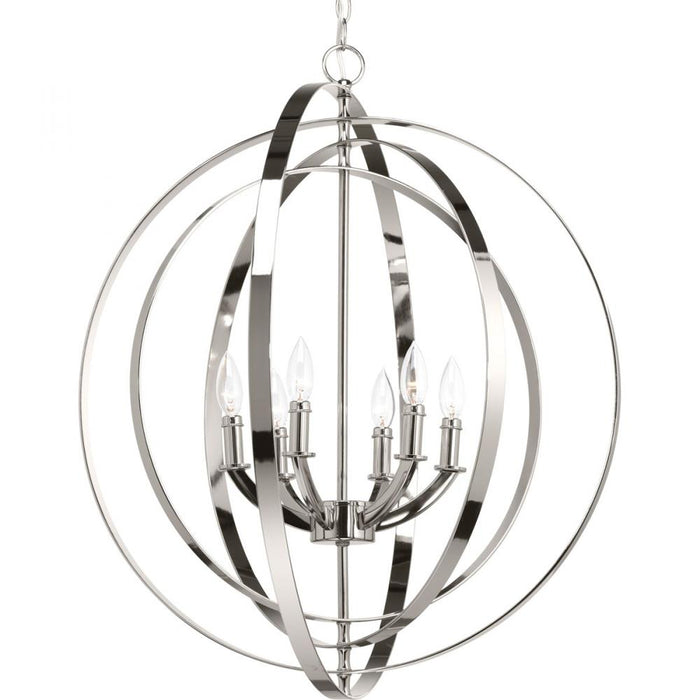 P3889-104 6-60w Cand Foyer Lante | P3889-104