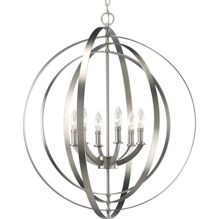 P3889-126 6-60w Cand Sphere Foyer Lant | P3889-126