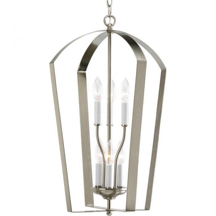 P3929-09 6-60w Candle Foyer | P3929-09