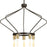 Progress Hangar Collection Five-Light Antique Bronze Farmhouse Chandelier Light