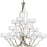 Progress Caress Collection Sixteen-Light Polished Nickel Clear Water Glass Luxe Chandelier Light