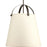 Progress Galley Collection Three-Light Antique Bronze Linen Shade Coastal Pendant Light