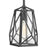 Progress Marque Collection One-Light Graphite Clear Seeded Glass Global Pendant Light