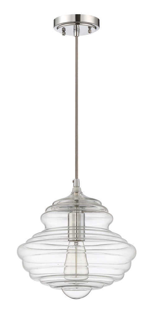 Craftmade 1 Light Mini Pendant with Cord in Chrome