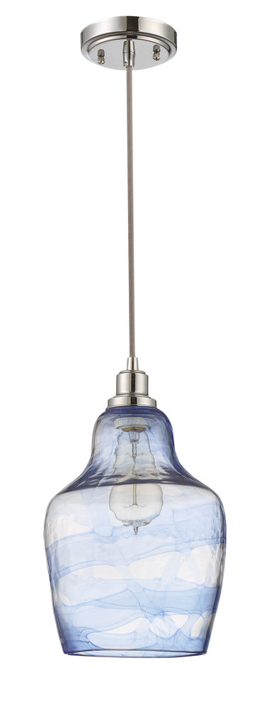 Craftmade 1 Light Mini Pendant with Cord in Chrome