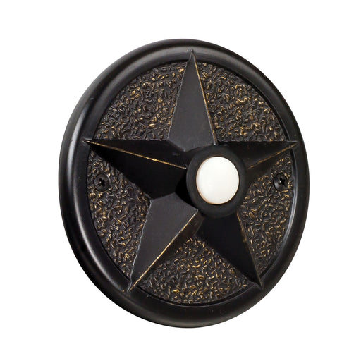 Craftmade Surface Mount Star LED Lighted Push Button in Antique Bronze