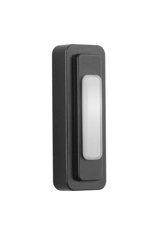 Craftmade Surface Mount LED Lighted Push Button, Tiered in Flat Black