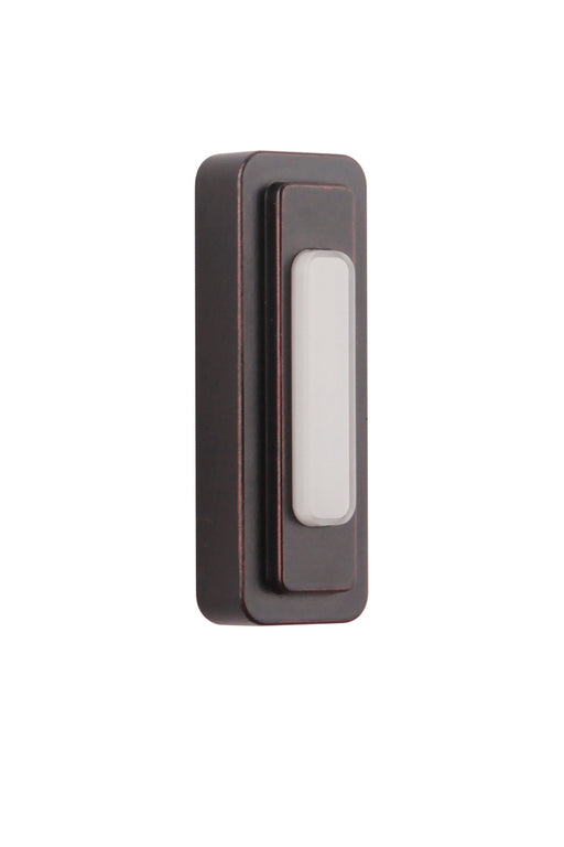 Craftmade Surface Mount LED Lighted Push Button, Tiered in Oiled Bronze Gilded