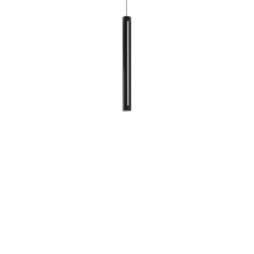 24 Inch Cct Led Duolight Cylinder Pendant | PDLED12024BK