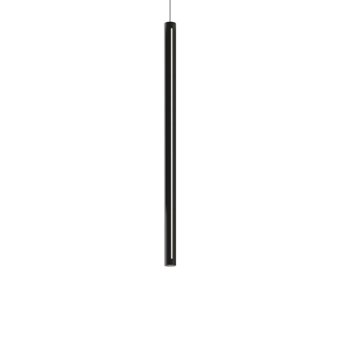 48 Inch Cct Led Duolight Cylinder Pendant | PDLED12048BK