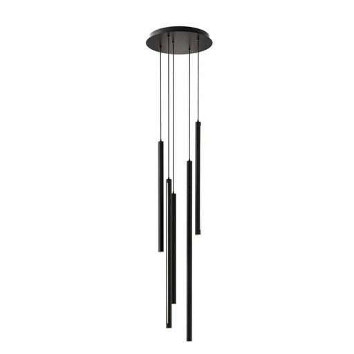 Dals 5 Light Round CCT LED Duo - Light Cylinder Pendant Cluster