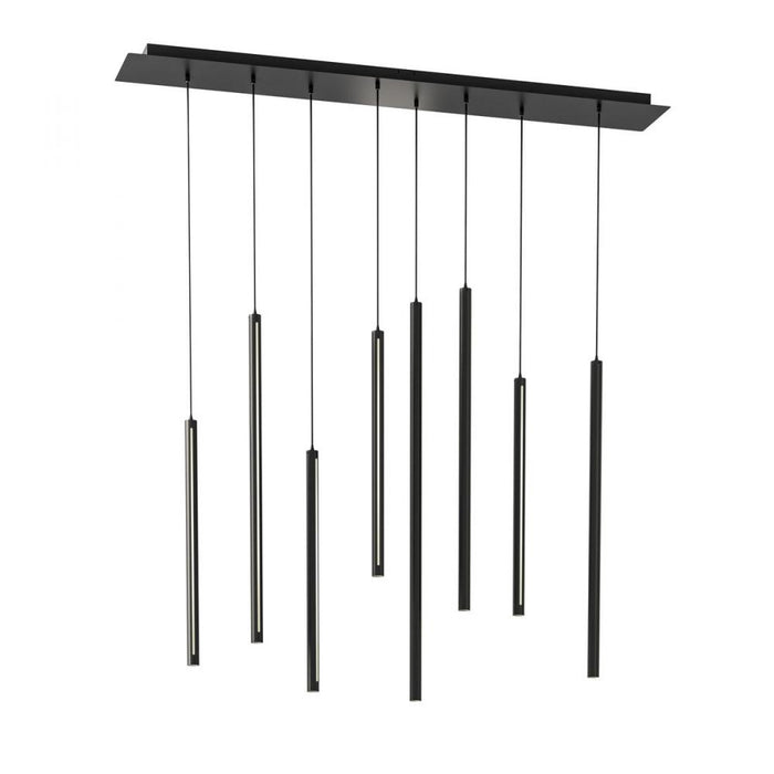 Dals 8 Light Square CCT LED Duo-Light Cylinder Pendant Cluster