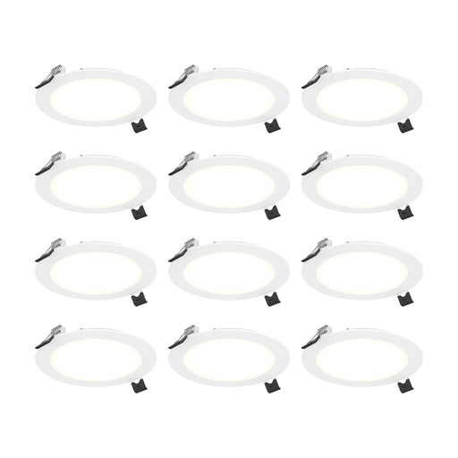 Kit Of 12 - 6in Round Led Panel, White | PNL6-CC-WH-K12