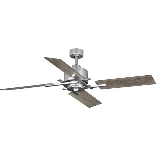Progress Bedwin Collection 56" Four-Blade Galvanized Ceiling Fan