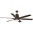 Arlo Collection 60" Indoor/outdoor Six-blade Architectural Bronze Ceiling Fan | P250026-129-30