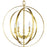 Progress Equinox Collection Satin Brass Five-Light Sphere Pendant