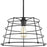 Progress Chambers Collection One-Light Matte Black Farmhouse Pendant Light