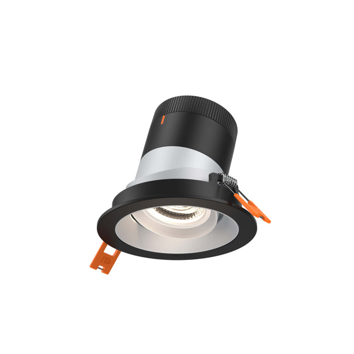 3in Modular Downlight, , 60 Degree Beam Angle, Gimbal Reflector, Alzak, Black Trim | RC03-CC-60-GMBAZ-TBK